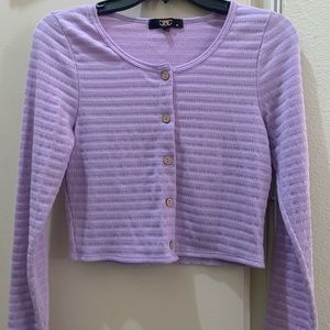 Women’s purple top